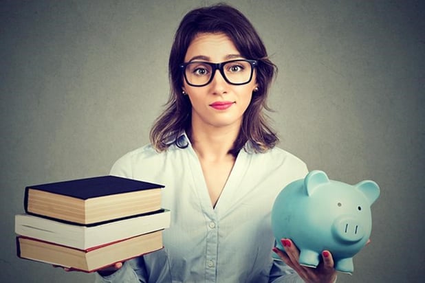 Saving money for (and at) college